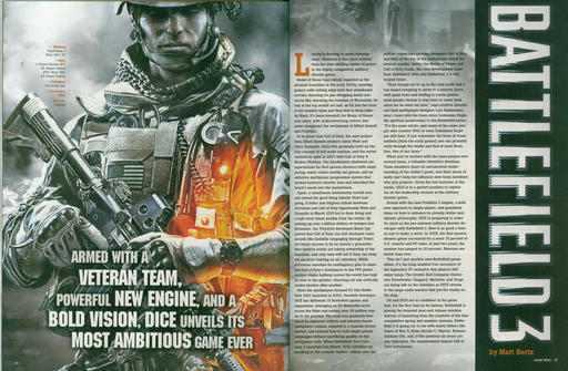 Battlefield 3 - Скан превью Battlefield 3 от Game Informer